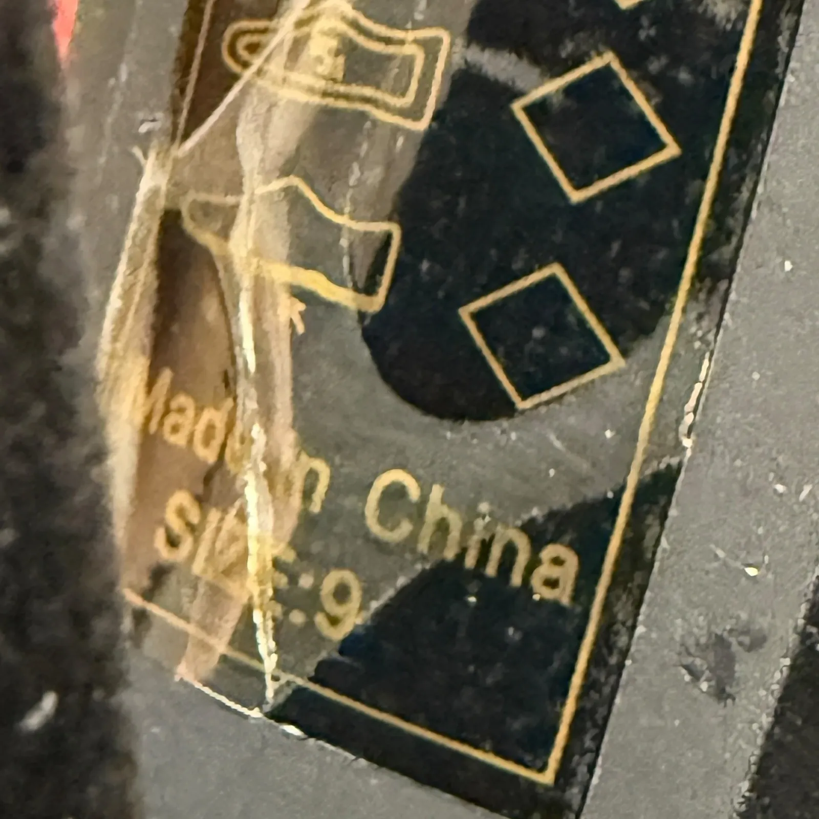 Shoe República LA Black Embroidered Floral‎ Pointed Toe Heels Tustin 9 Lace Up - Image 2