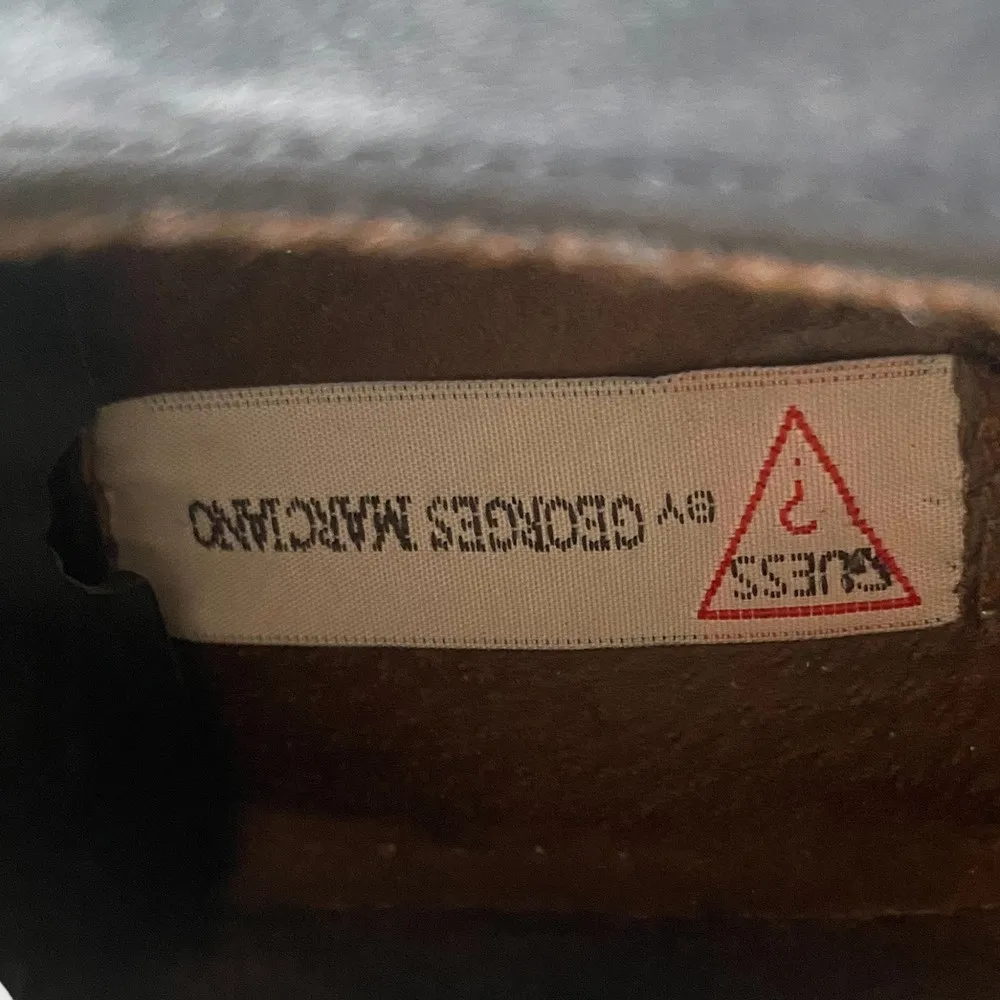 Vintage Guess by Georges Marciano Sz 6.5B Western Ankle Booties Shoes - Image 7