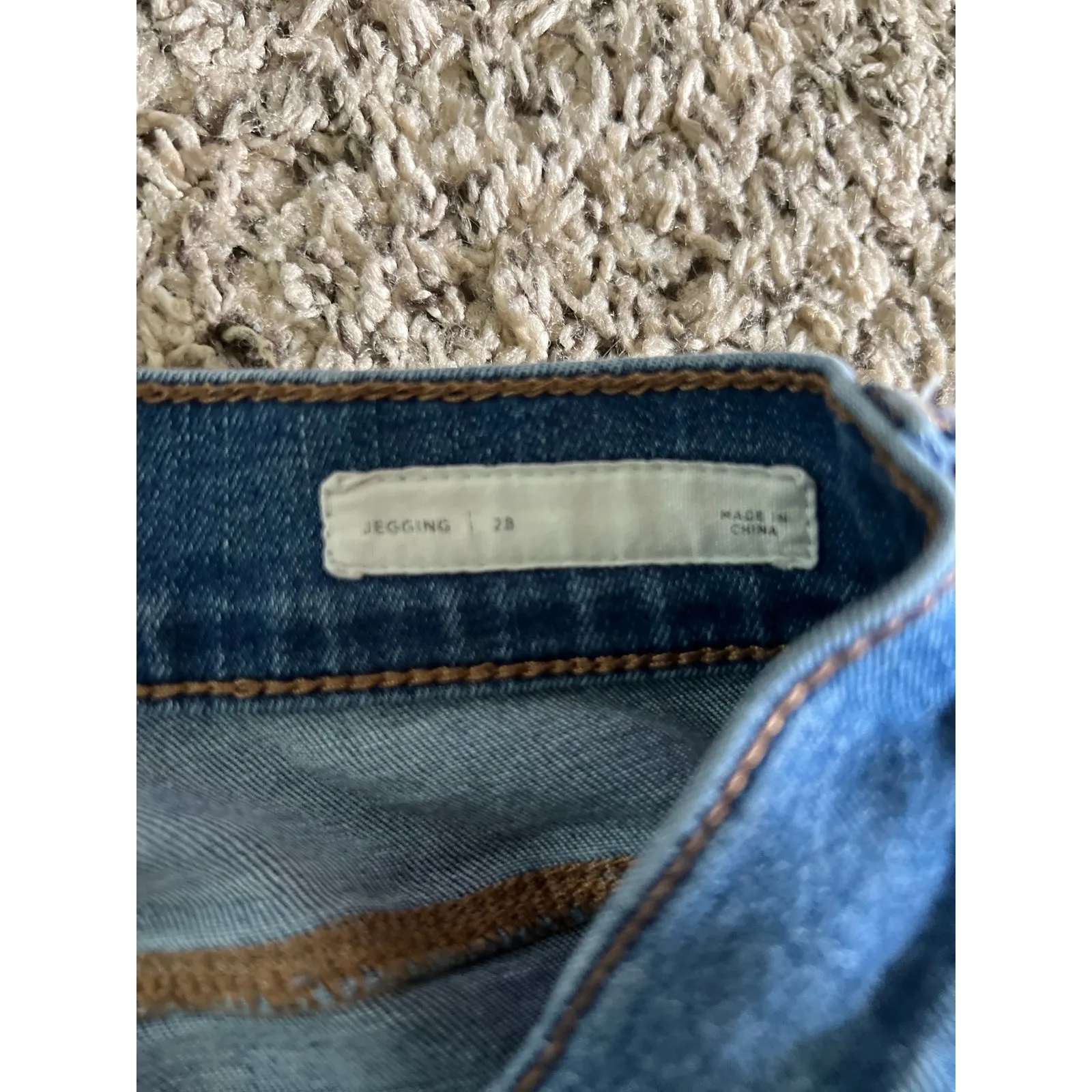 Vintage Pacsun Women pants Jean casual‎ hiking jegging w/ holes size 28 - Image 5