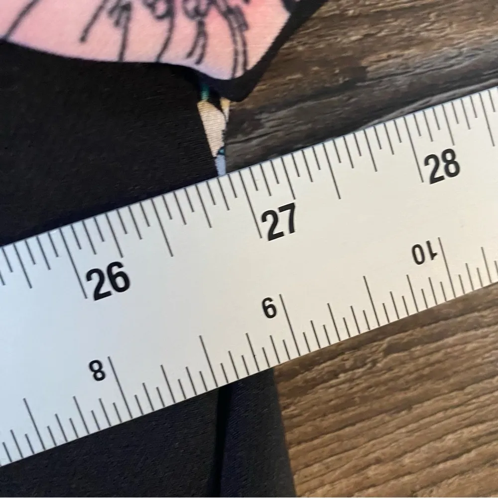 Lane Bryant Jacket Women Size 26 Floral Black Pink Full Zip Lightweight Coat - Image 12