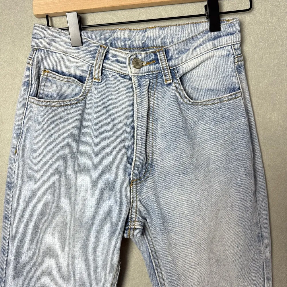 J. Galt Shanghai Womens Jeans Light Wash Cotton Denim Zipper Fly size M - Image 3