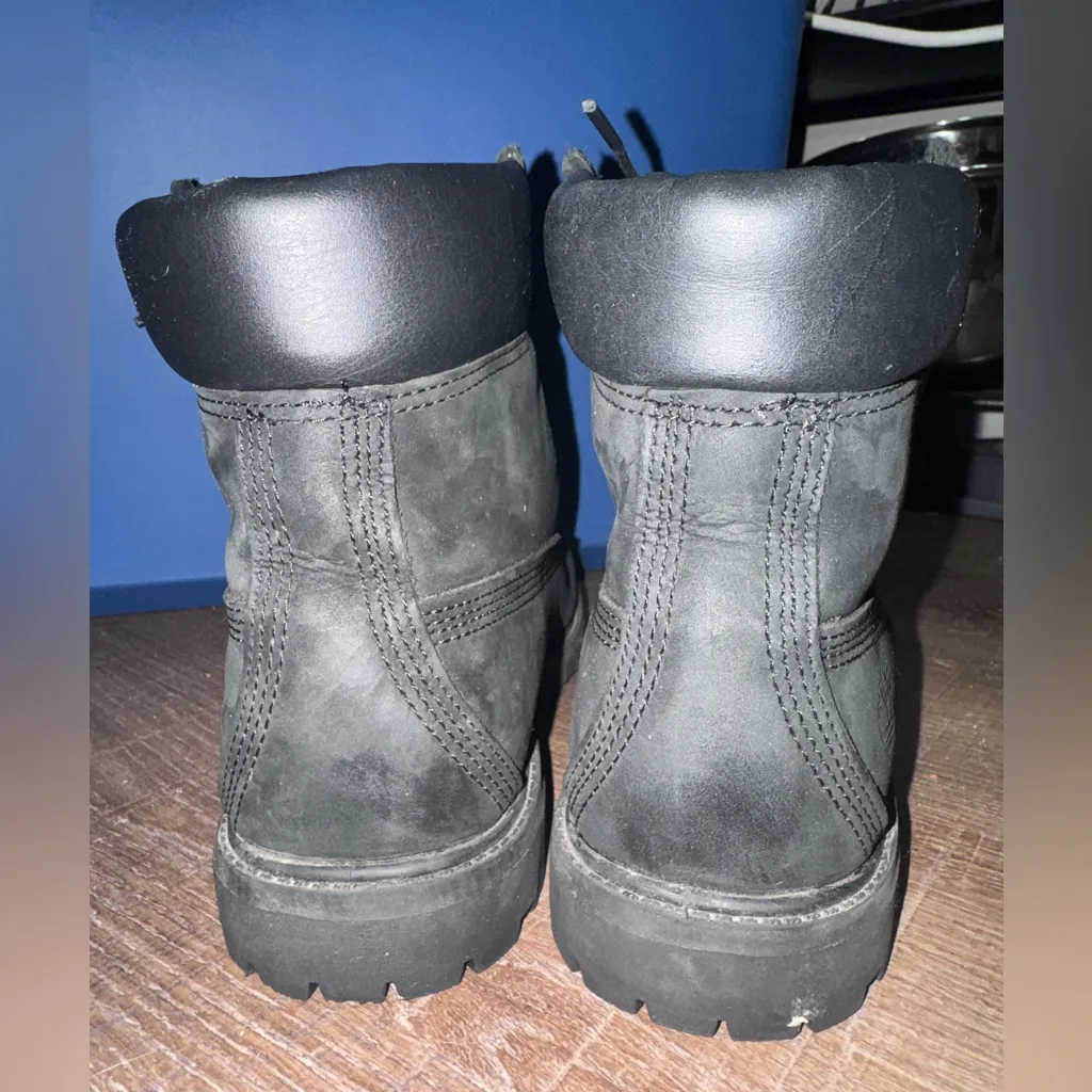 Timberland Black Combat Boots - Image 8