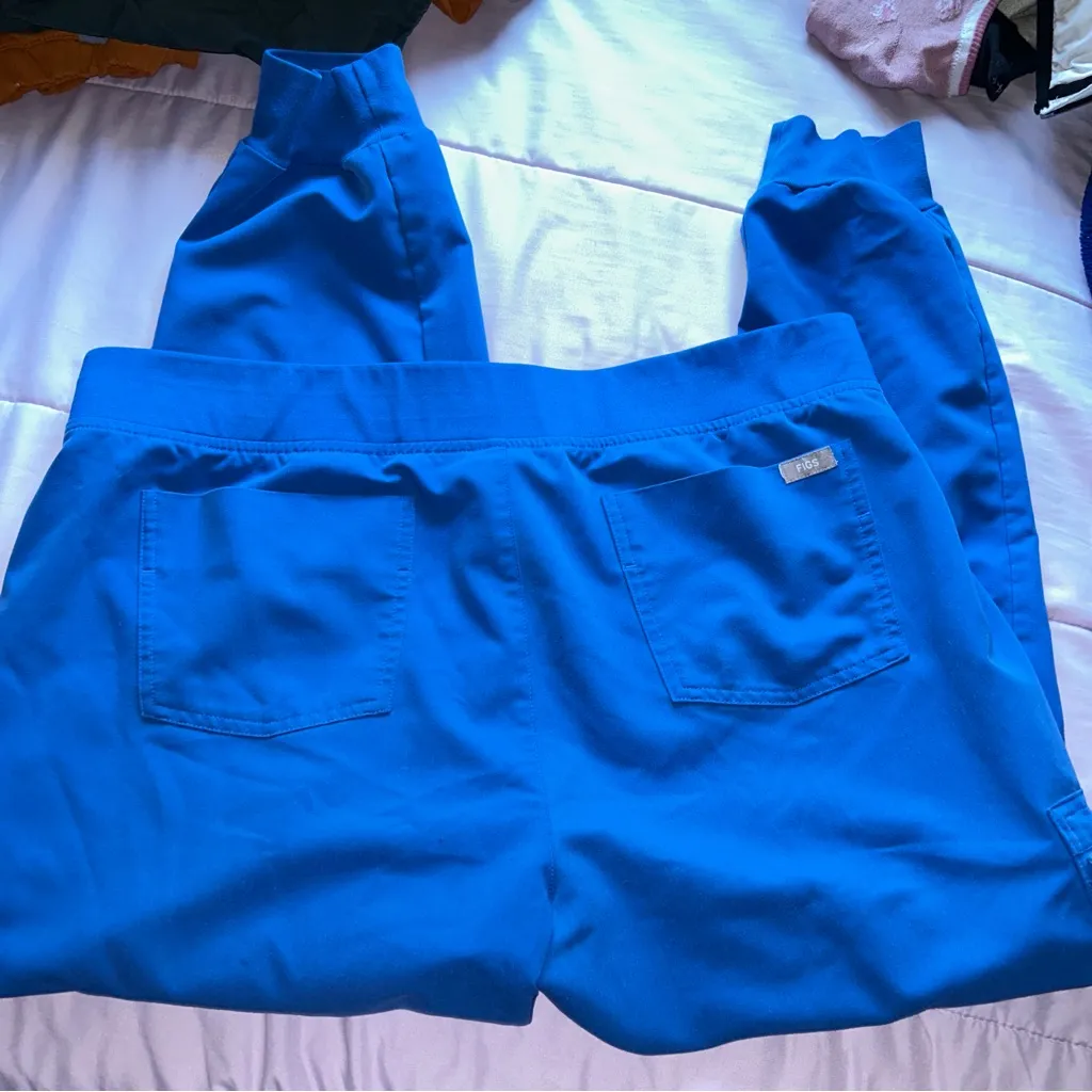 Zamora Jogger Scrub Pants petite royal Blue - Image 7