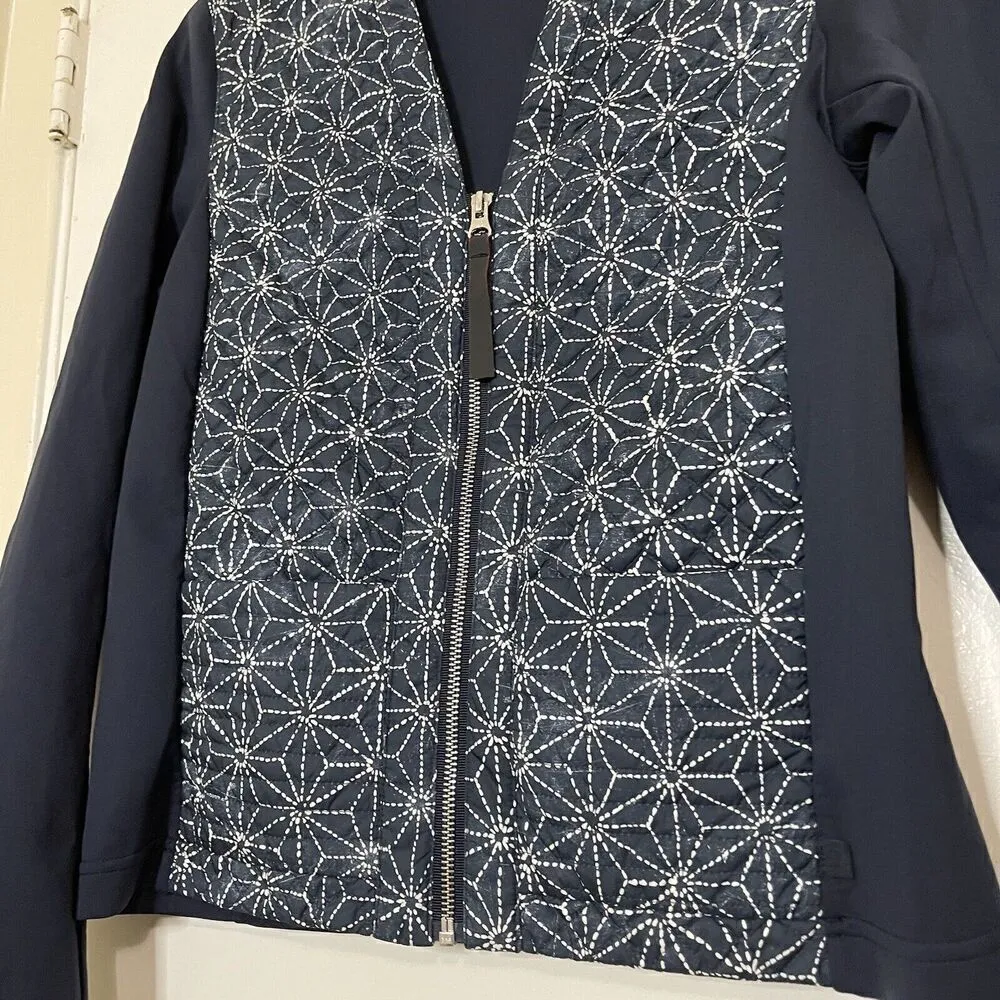 LULULEMON CARDIGAN AGAIN NAVY FULL ZIP JACKET SIZE US 6 - Image 3