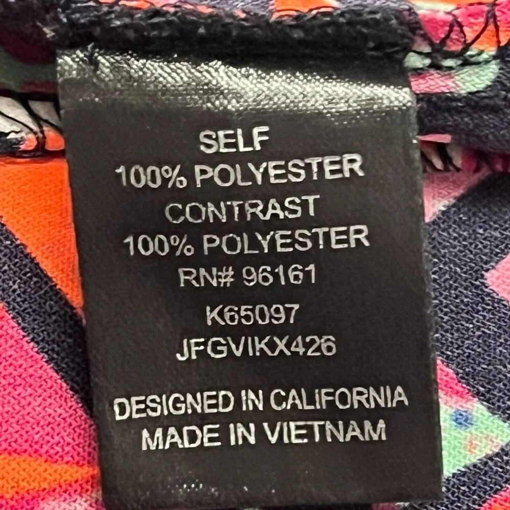 BeBop Sleeveless Casual Dress Retro Colorful Back Zip Flare Skirt Size XS Casual - Image 8