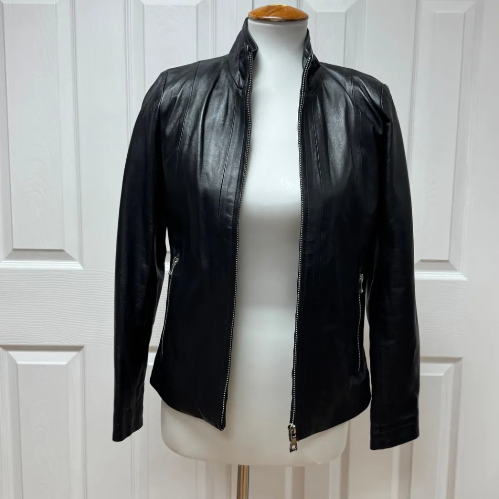 Fairytale Leather‎ Mallorca Genuine Leather Black Jacket. Size M. Size M - Image 3