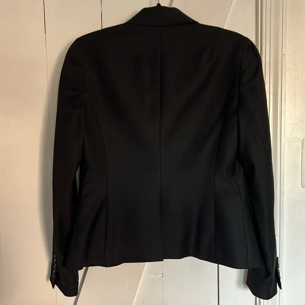 J.Crew Black Blazer Suit Jacket Size 2 - Image 8