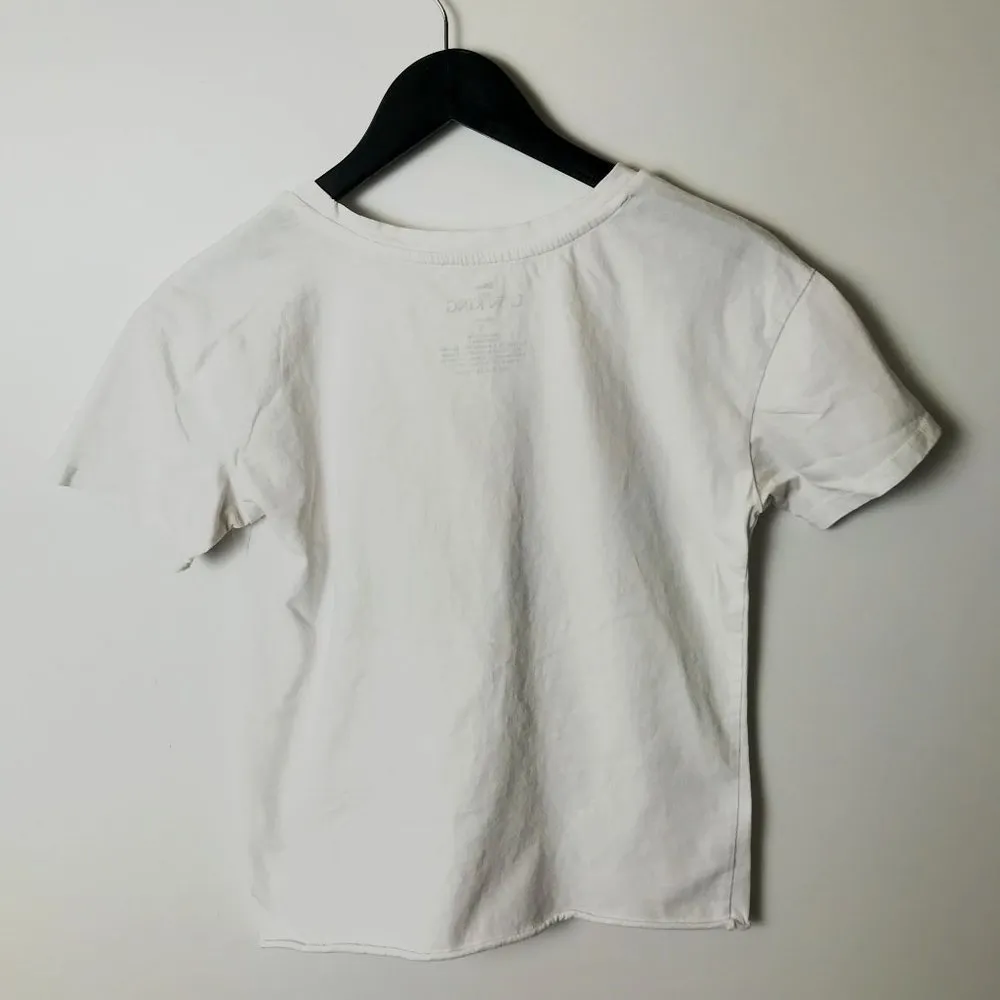 Disney The Lion King T Shirt Raw Hem Crop Top 100% Cotton Graphic Tee Top M - Image 4