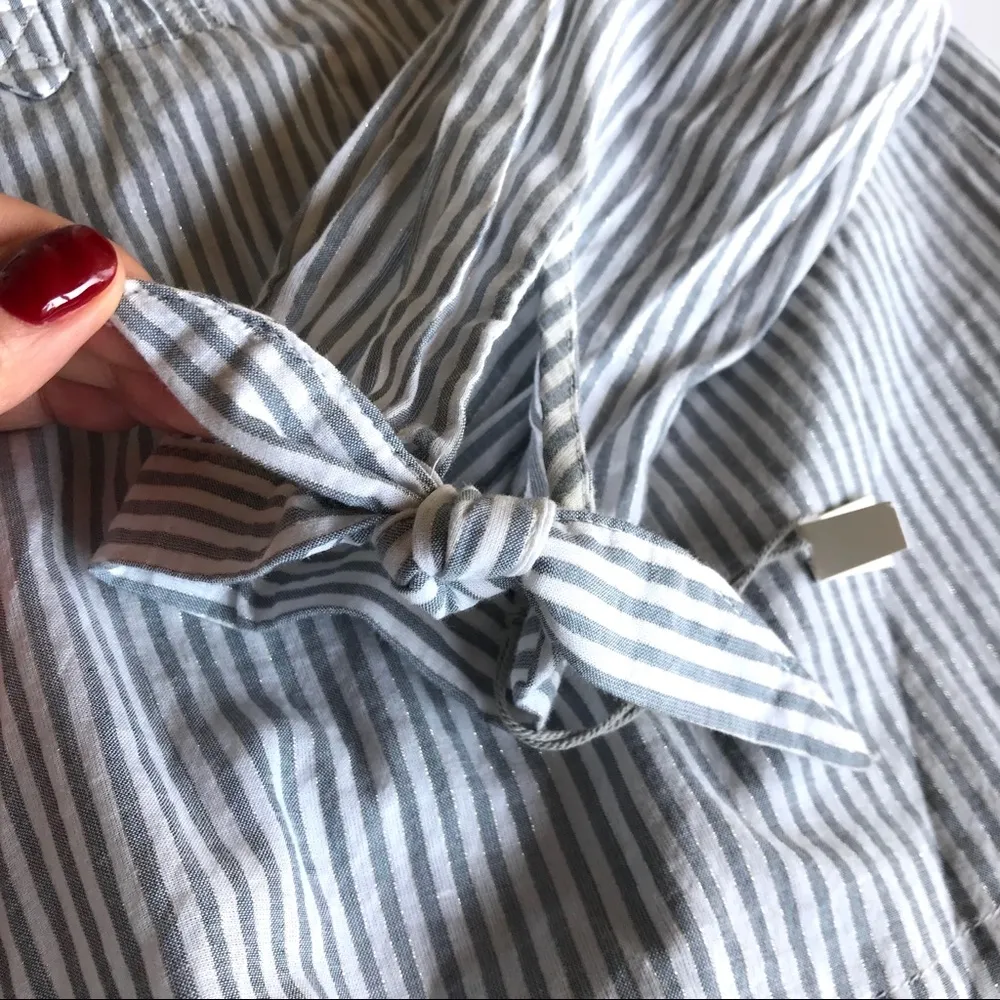 🆕 NWT A New Day Metallic Striped Blouse - Image 4