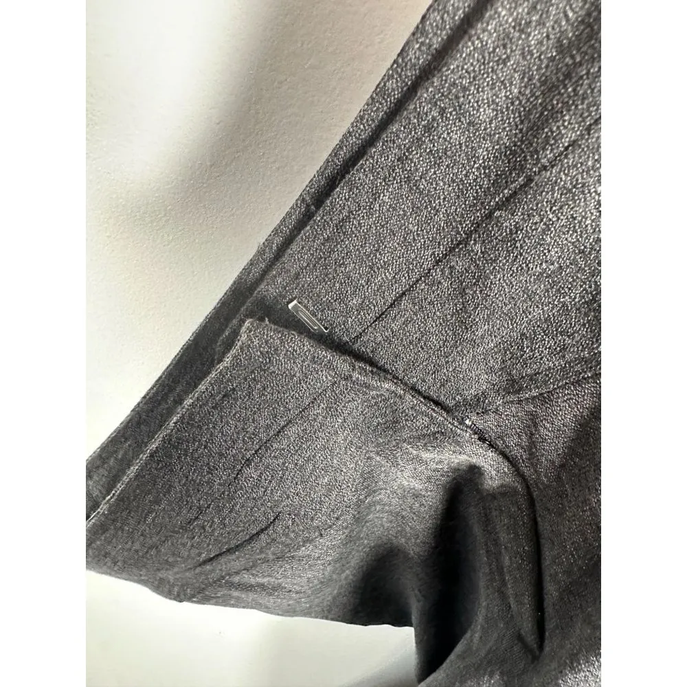 NWT Dalia Collections Womens Pants Size 4 Y2K Gray Zip Slacks Stretch - Image 7