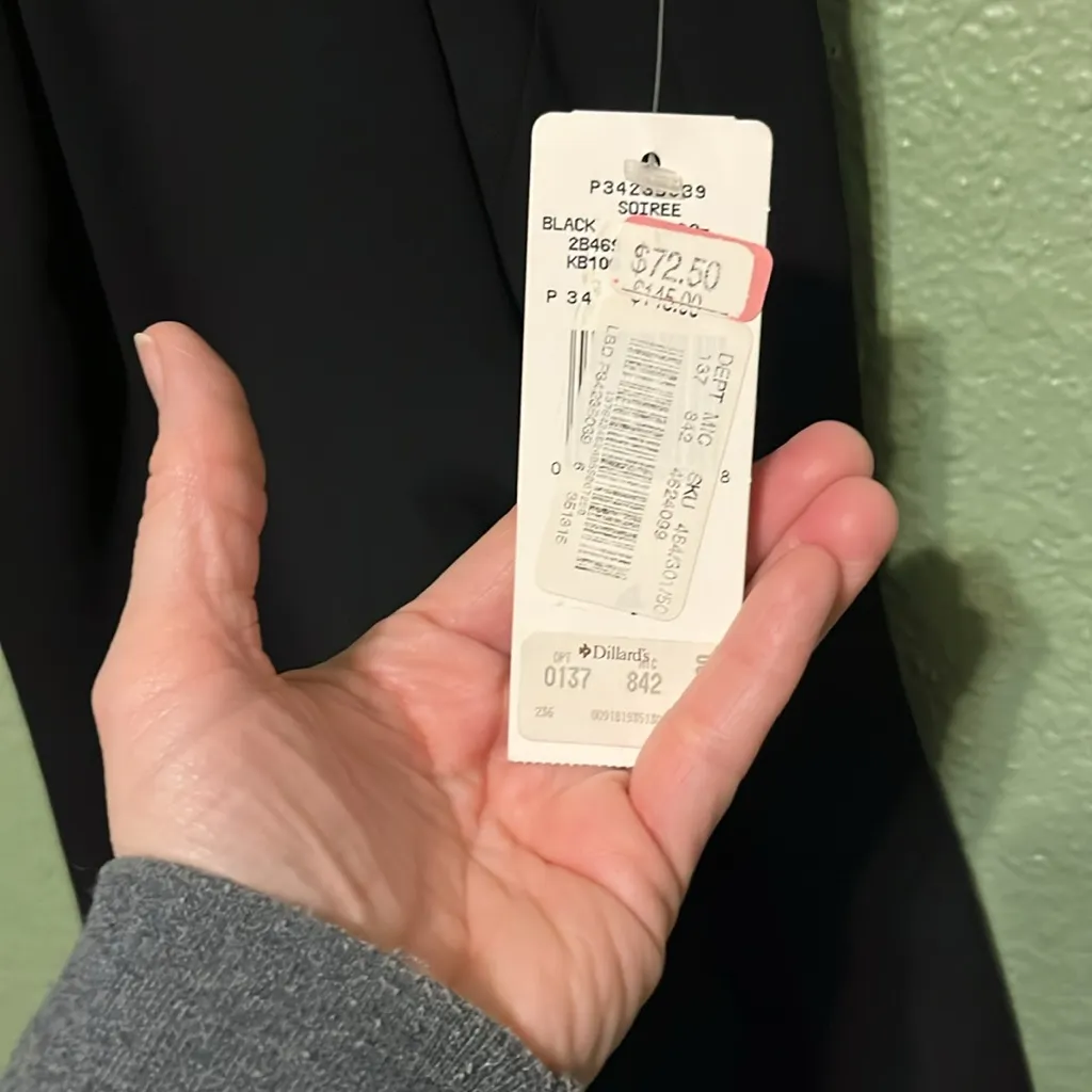 Jones New York Black Sleeveless Cocktail Dress New With Tags - Image 5