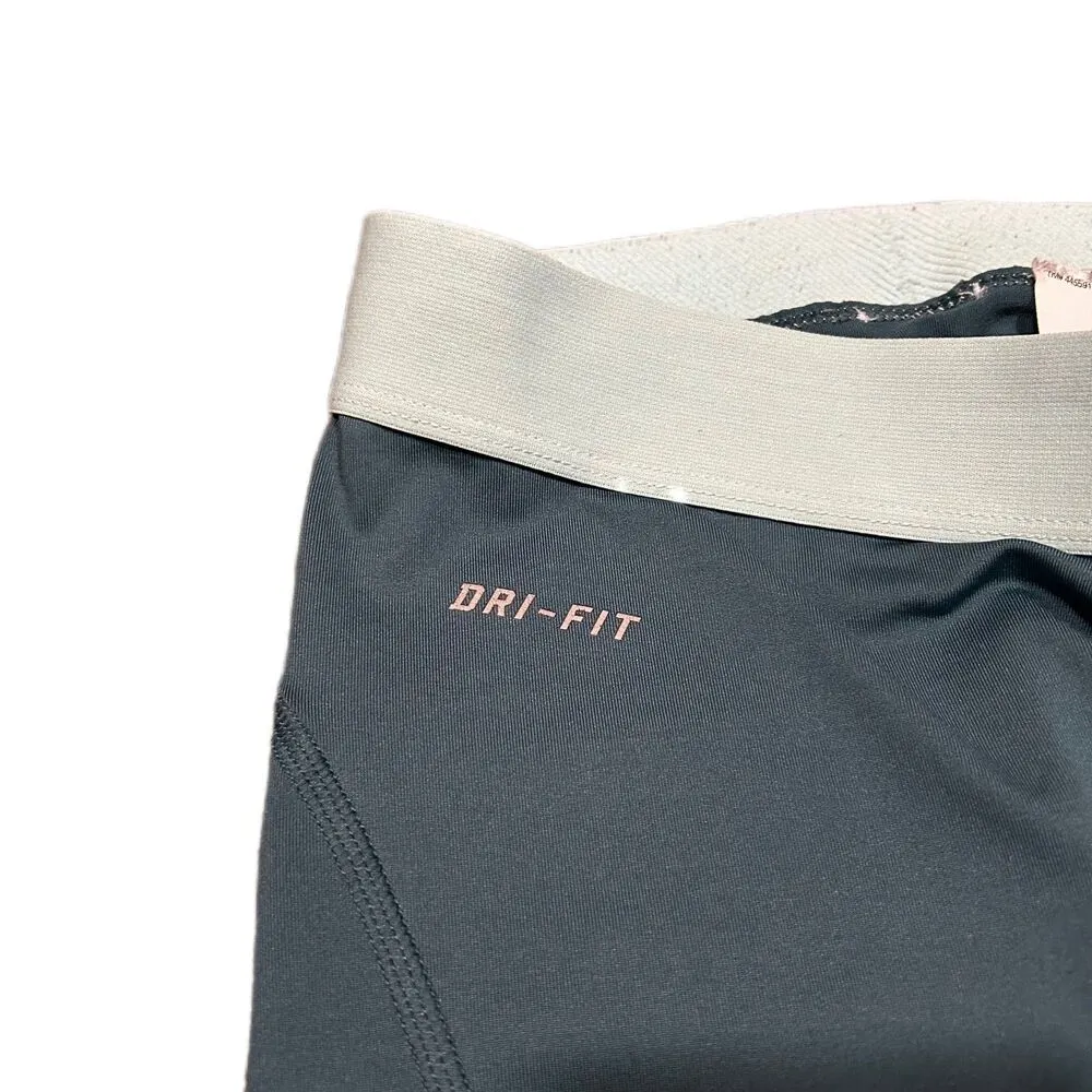 Nike Pro Dri-Fit Small Teal Crop Legging - Image 5