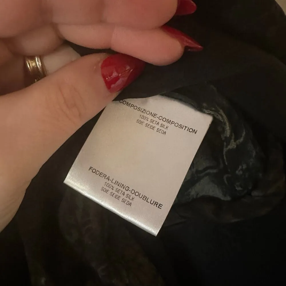 Stella McCartney Silk Brown Baby Doll Dress Size 36 - Image 3