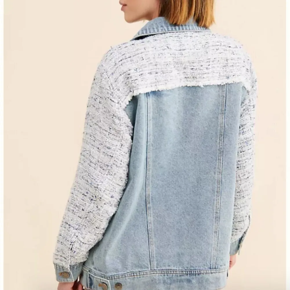 NEW BB Dakota Festival Mixed Media Jacket - Image 6