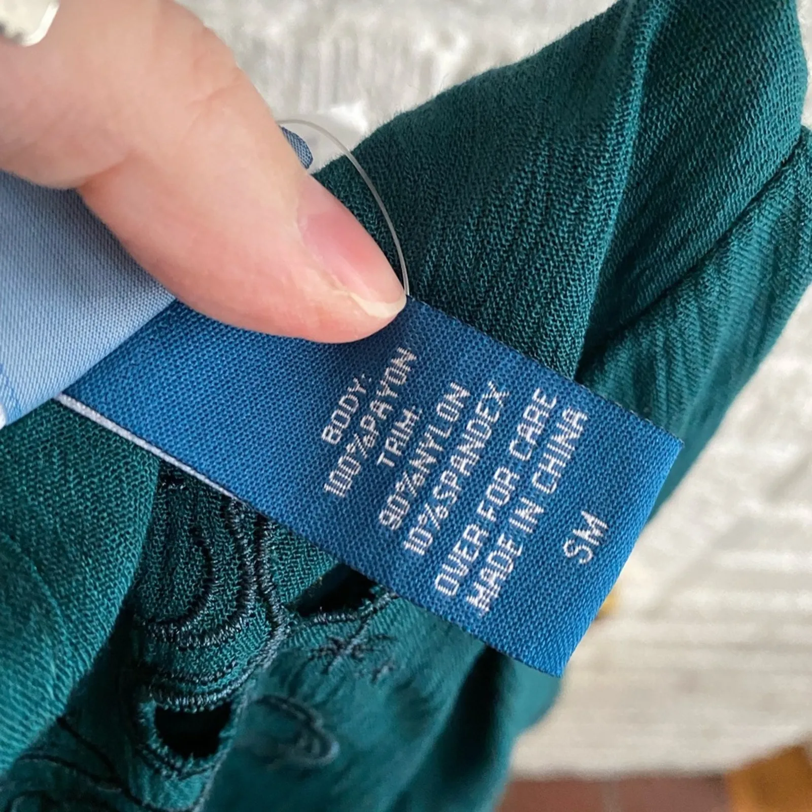 BoxLunch Harry Potter Wands Fashion Top Green‎ Ruffle Sleeve Blouse Shirt S NWT - Image 7