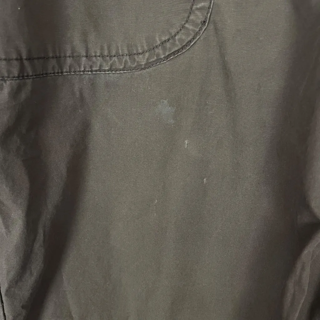 VTG Y2K Gap‎ Women's 8 Brown Cotton Cargo Capri Pants Gathered Ankle - Image 5