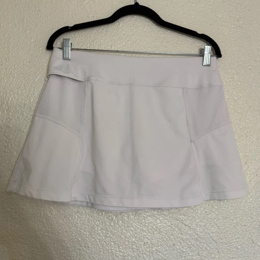 Womens white WILSON Stretch Mini Athletic Skort Skirt Medium - Image 2