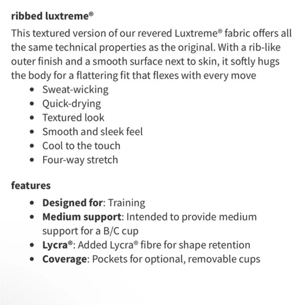 Lululemon  - Energy Bra *Long Line Texture Color: Black -‎ Size: 10 - Image 6