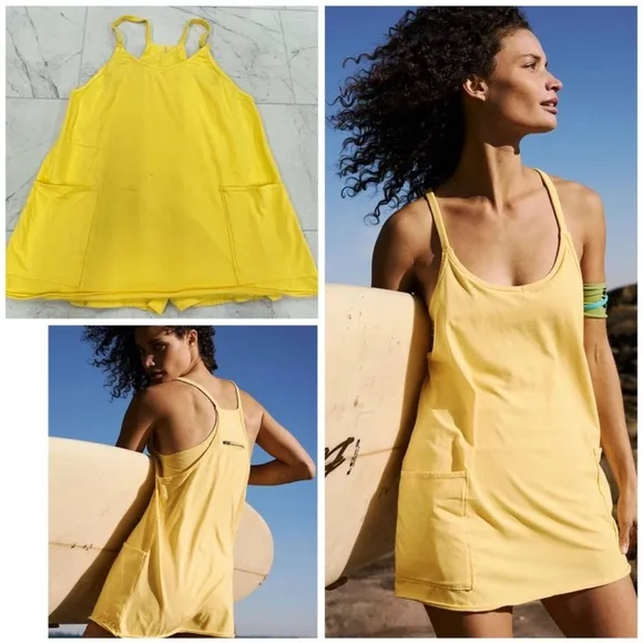 Hot Shot Mini Dress Mango SMALL - Image 2