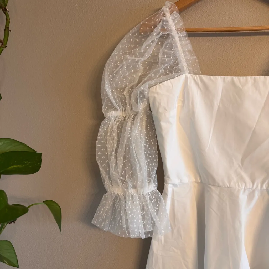 AMANDA UPRICHARD‎ Lalita Organza Wedding Dress - Image 4