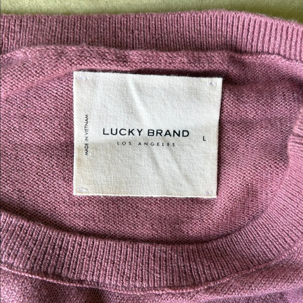 Lucky Brand Cloud Soft Cold Shoulder Cashmere Blend Sweater - Image 7