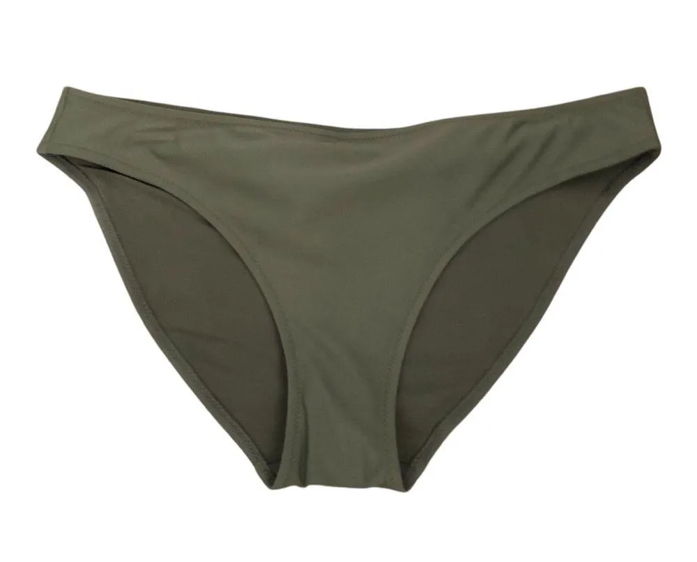 Aerie NWT Sleek Stylish Full Coverage Camouflage Green Shade Bikini Bottom Large - Image 10