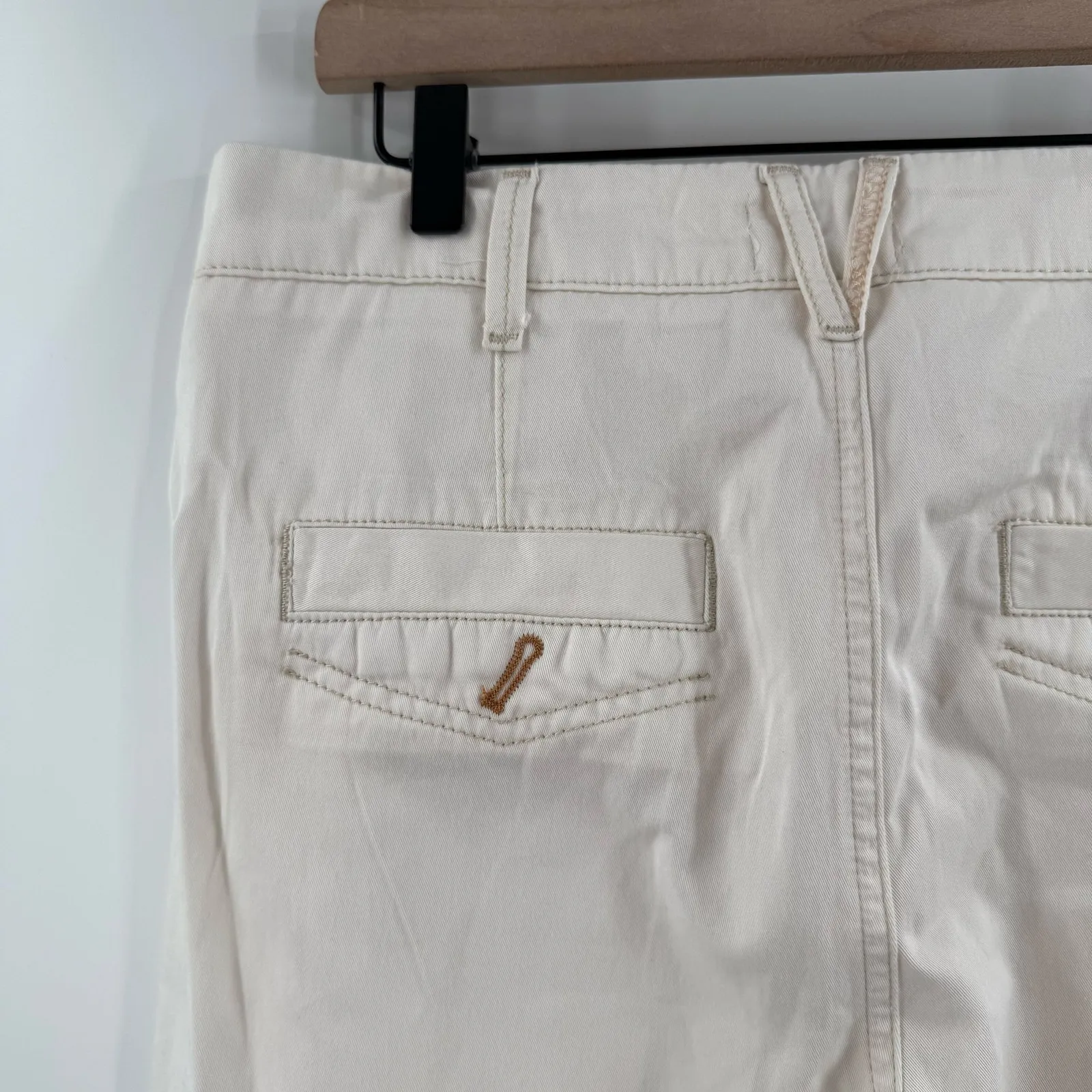 PILCRO x ANTHROPOLOGIE Pants SZ 29 Petite Rolled Hem Chino Patchwork Utility NWT - Image 10