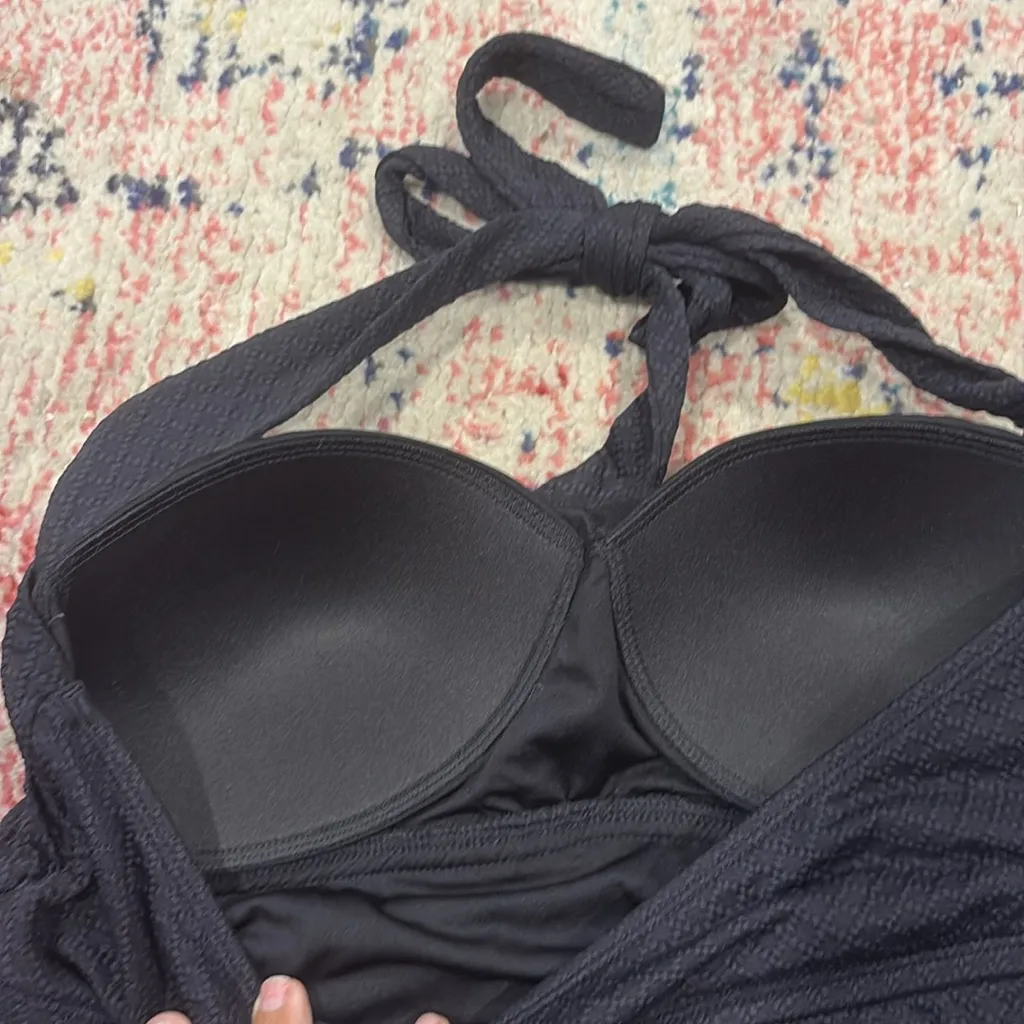 Lands End Swim Dress Black Size M - Image 8