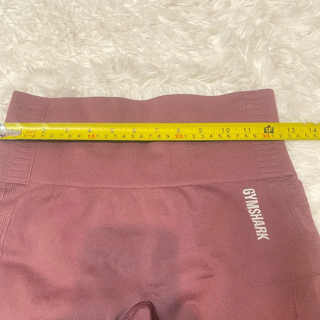 Gymshark Energy+ Seamless Leggings in Berry Red pants woman’s size small - Image 8