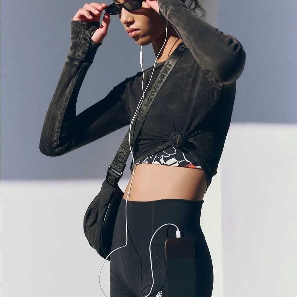 NWT XL FP Movement Never Better Athletic Shorts Black - Image 7