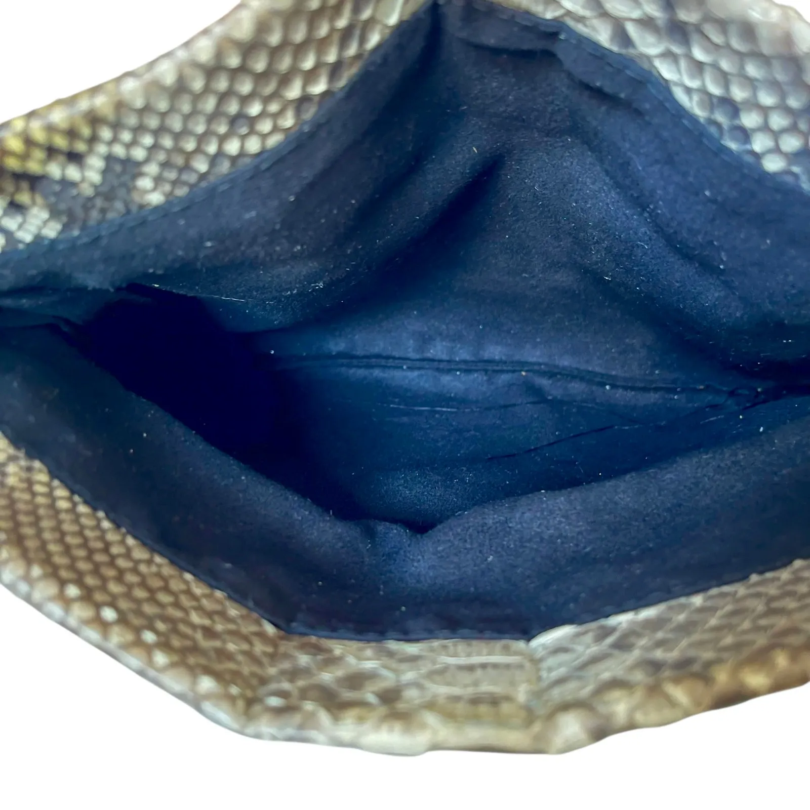 Genuine Python Snake Foldover Squeeze - Image 4