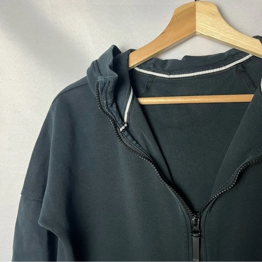 Nike Black Tech Fleece Cape Full Zip Athletic Jacket XS - Image 4