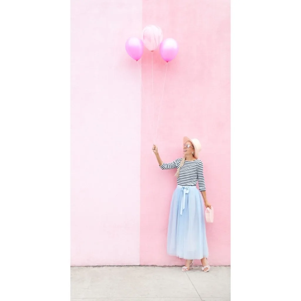 NWT J.Crew Tulle Ball Skirt in Blue Sheer Mesh Pleated Ribbon Belt A-line 6 - Image 5