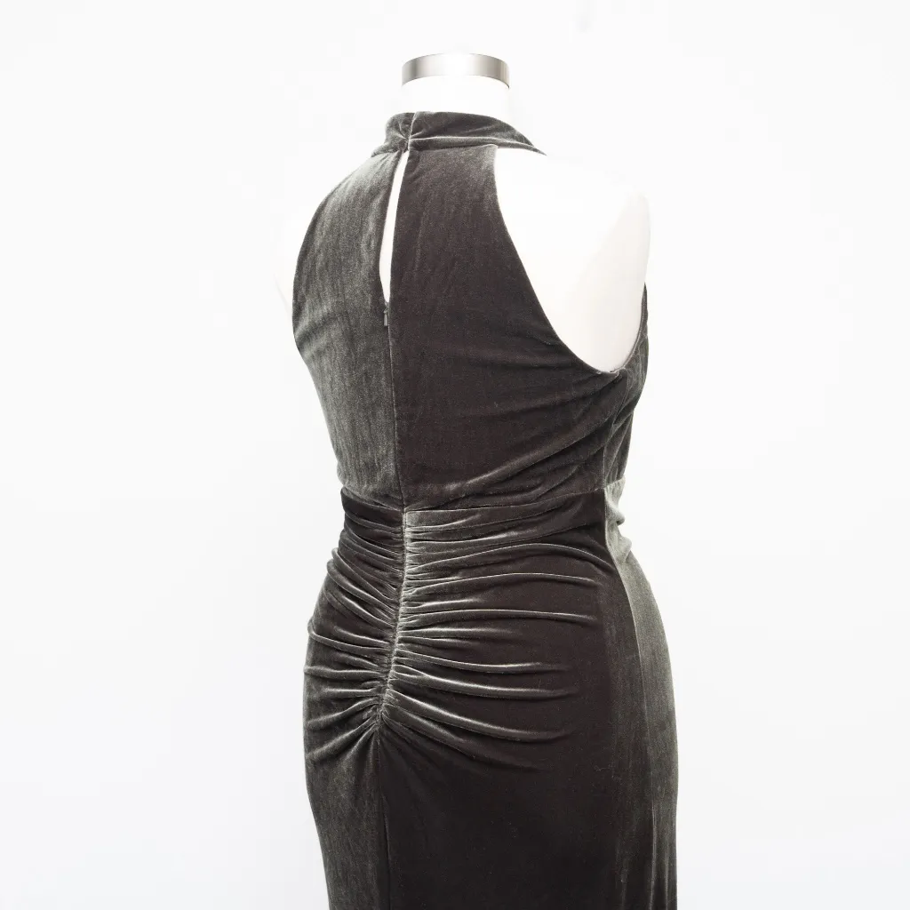 XSCAPE Evenings - “Grace” Velvet Mock Neck Gown - Image 11