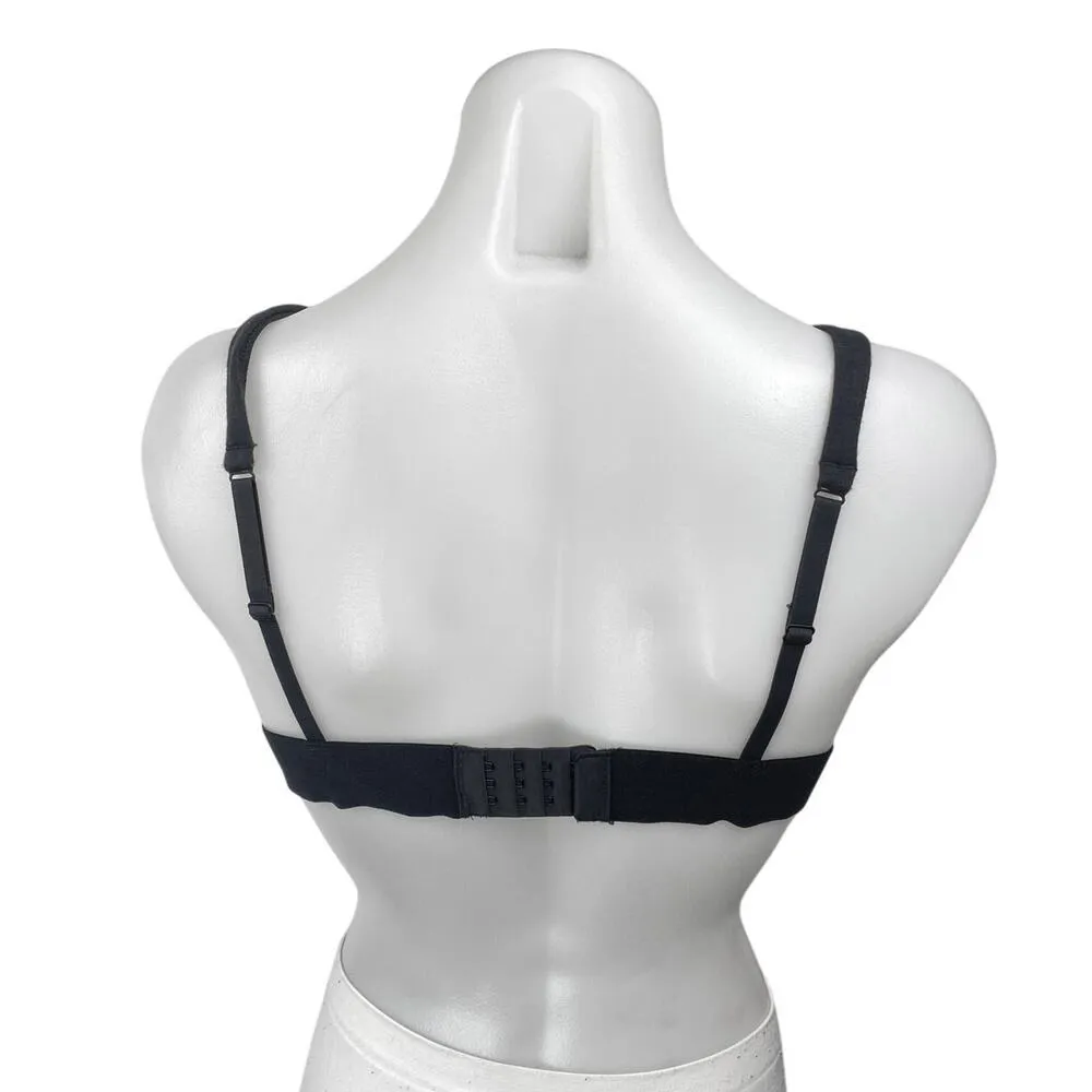 Skims Women's Black Sleeveless Plunge Neck Cami Bralette Crop Tank Top Size XL - Image 2