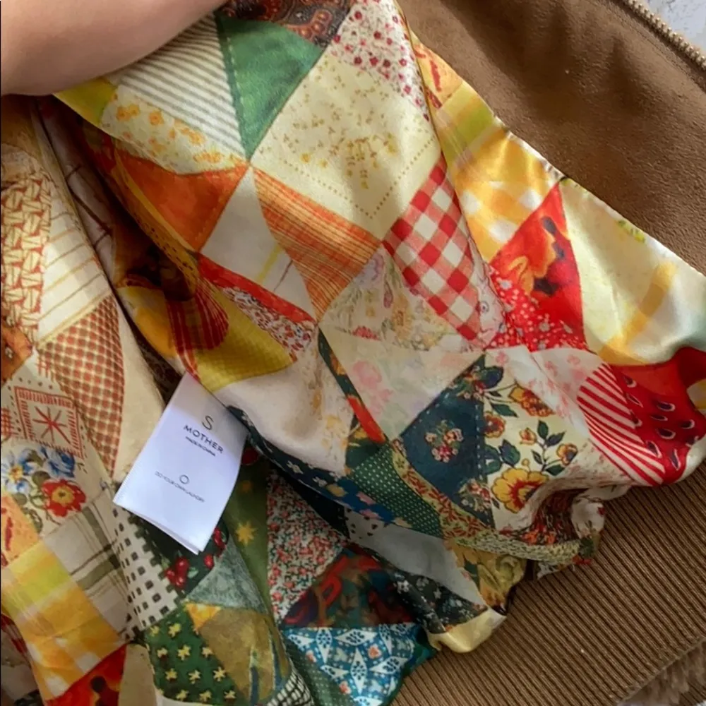 Mother The Letterman Fur Jacket Studded - Image 5