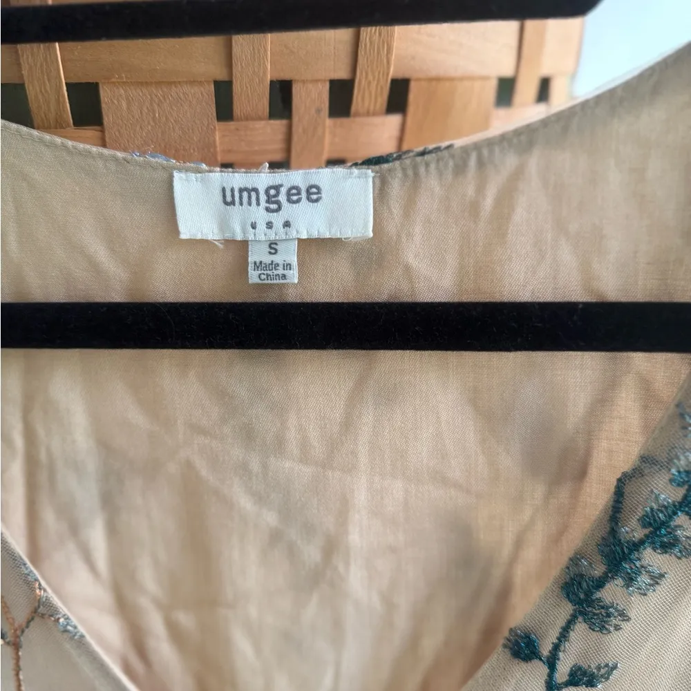 Umgee Tan Sequin Embellished Mini Sundress - Image 3