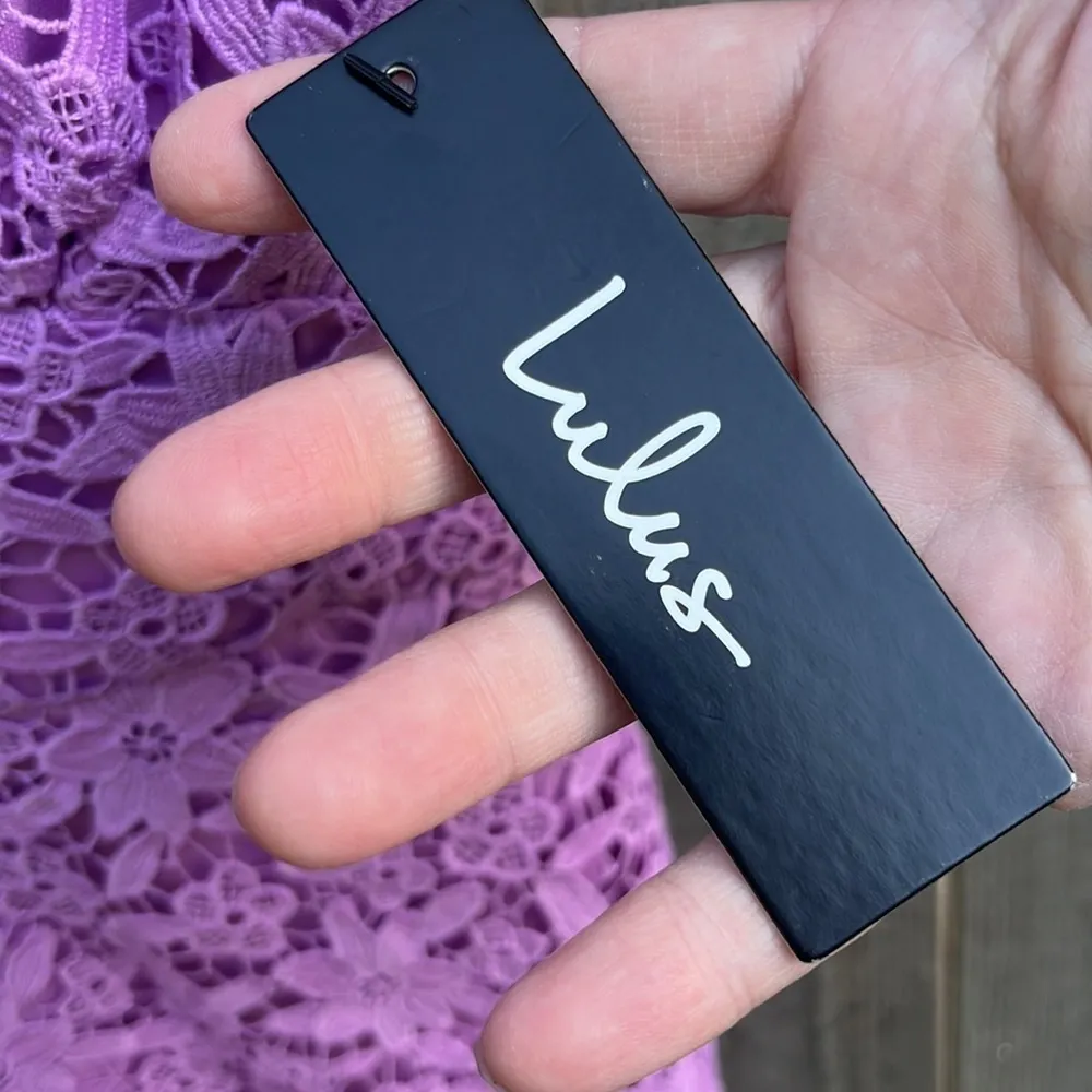 NWT Lulus Sweetie Lavender Lace Dress Size XS - Image 9