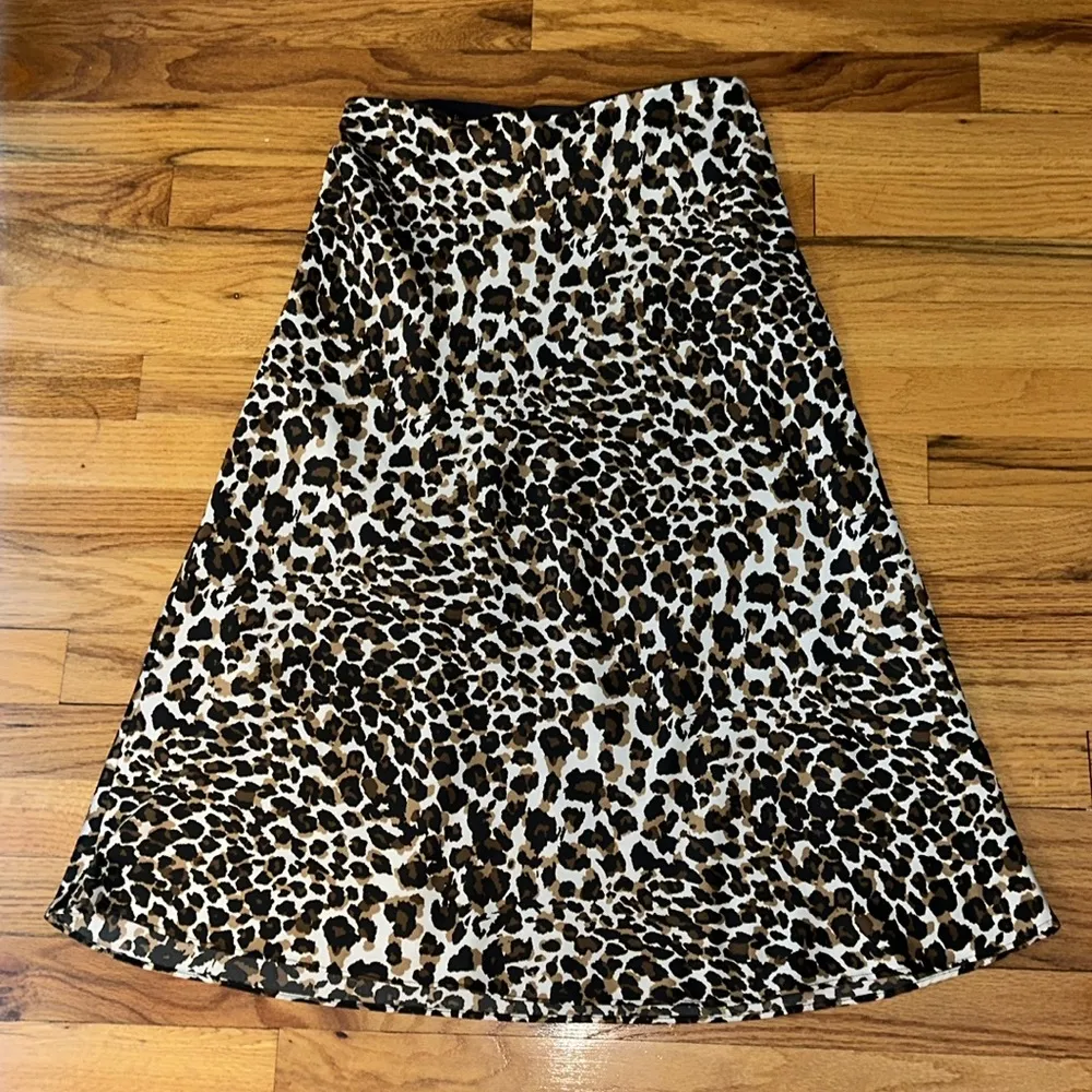 Animal Print Midi Skirt Sz S - Image 3
