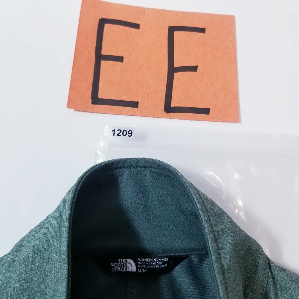 The North Face WindWall Green Jacket Zip Up Long Sleeves Pockets - Image 13