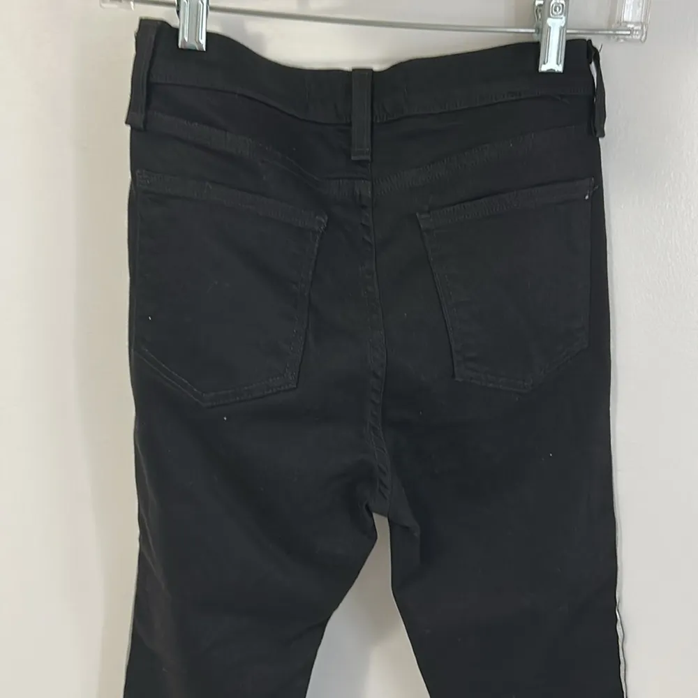 Veronica Beard Carolyn Baby Boot Cut Raven Tuxedo Stripe Jeans - Image 6