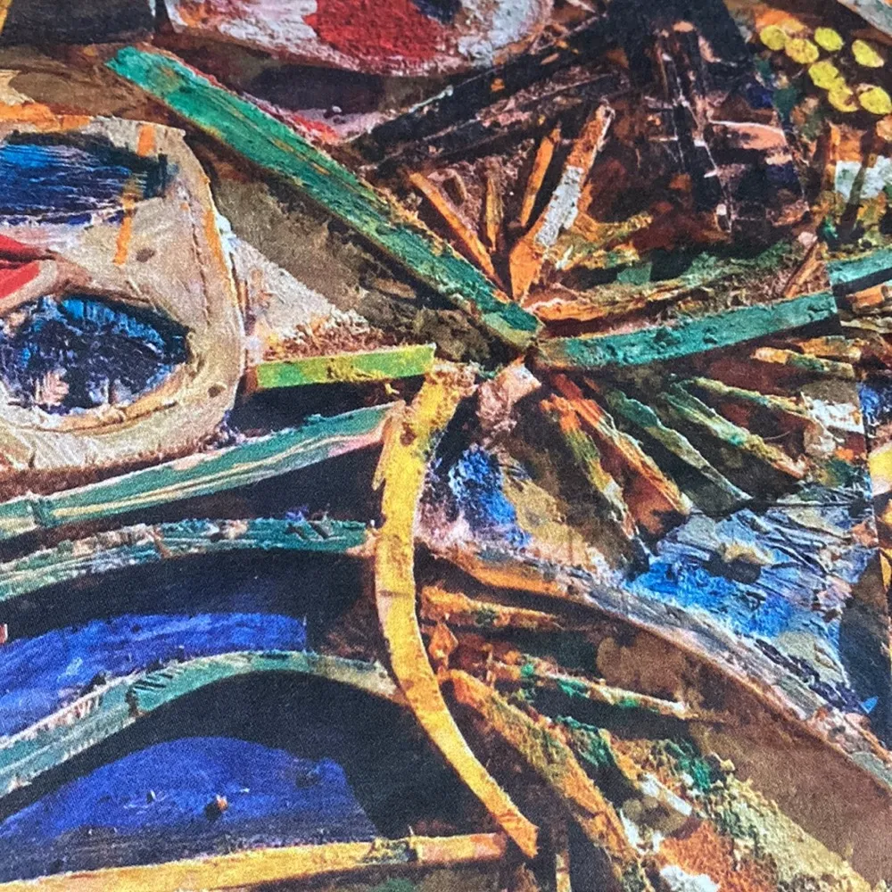 By Akka Creation Trench iacket Women's 3/quarter Unique size 40” M/L Orange - Image 12