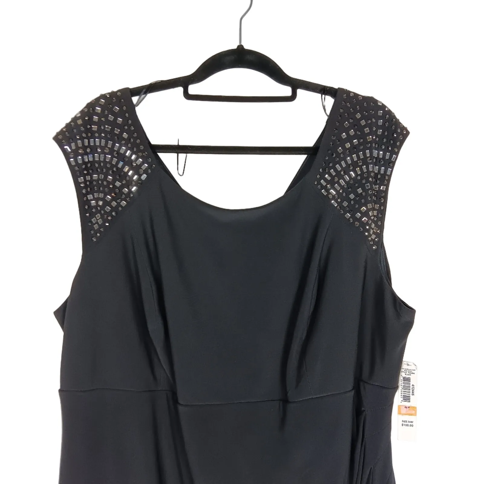 NWT R&M Richards Embellished Sheath Cocktail Dress Size 24W - Image 2