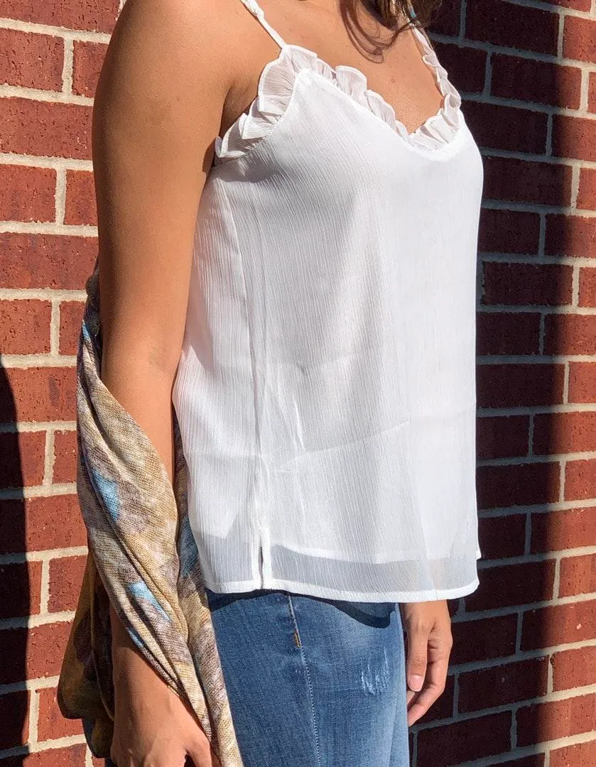 White Cami M Size M - Image 3