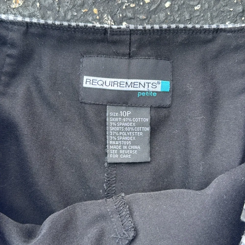 Requirements Black and White Mini Pencil Skirt - Image 3