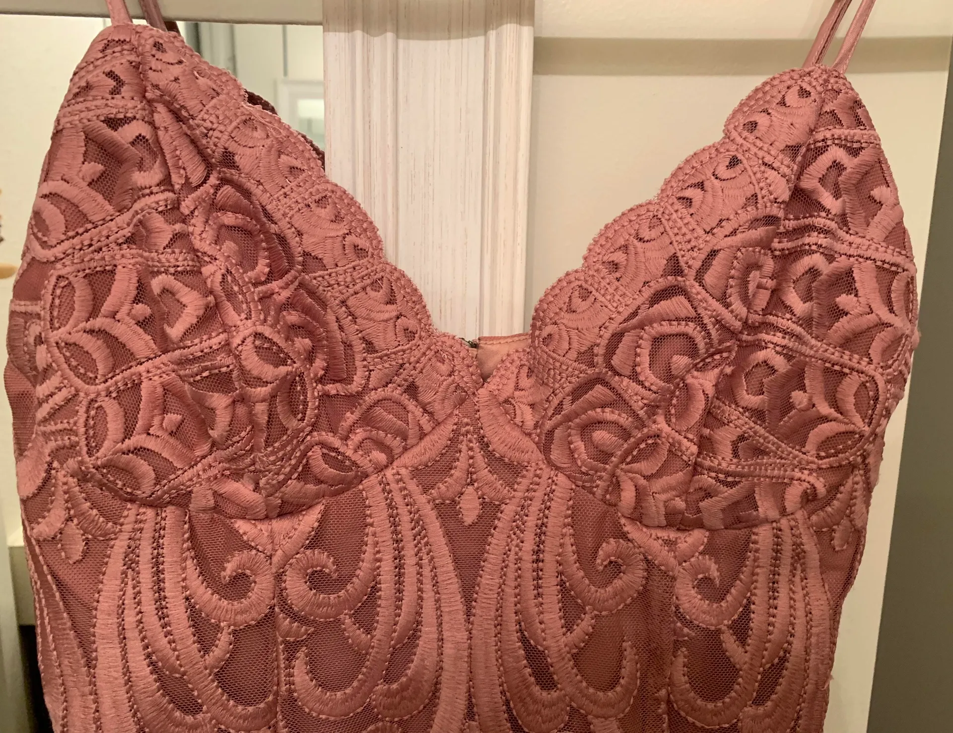 Lace Midi Dress - Image 6