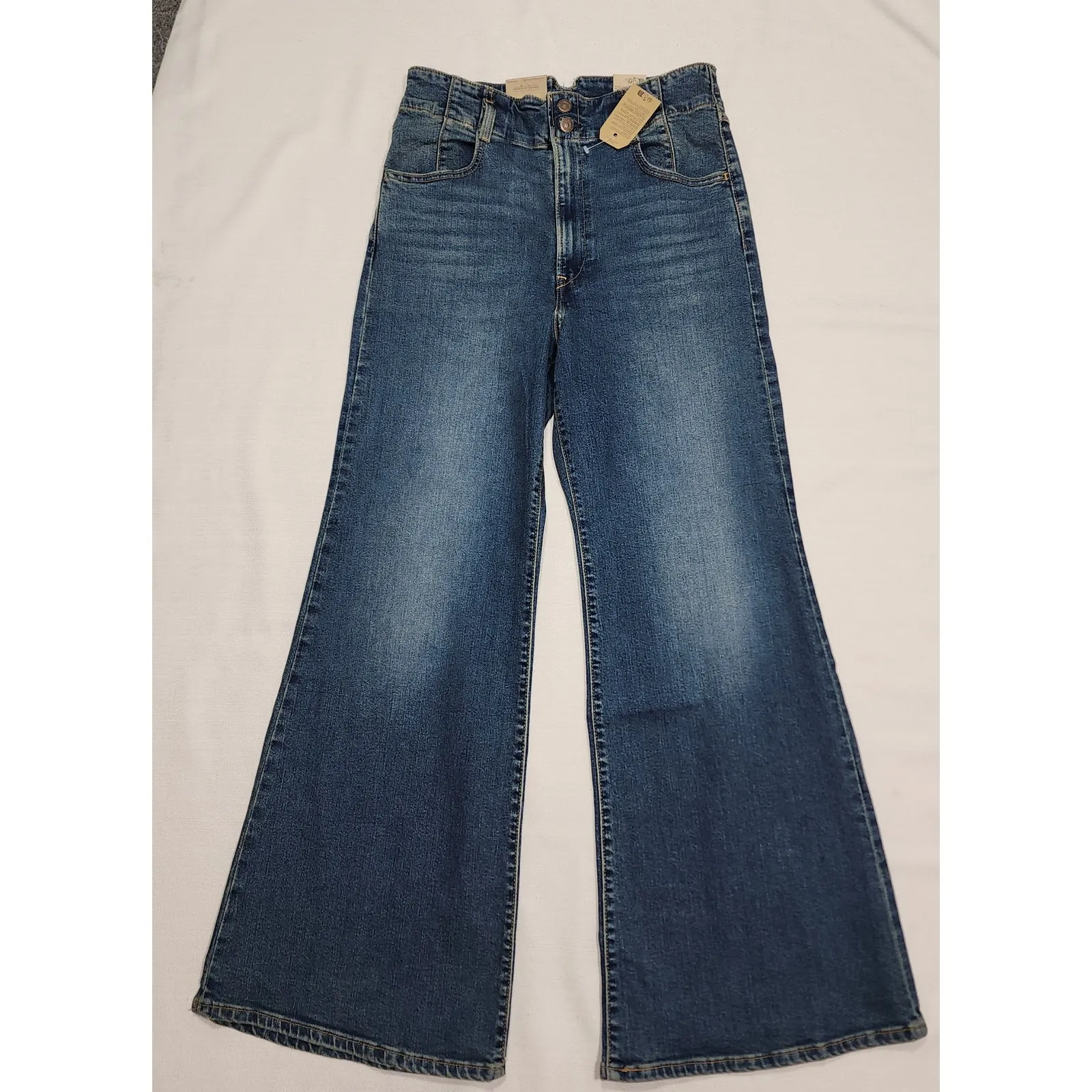 Levi's ribcage Bell super high rise size W31''x L32'' Blue - Image 9