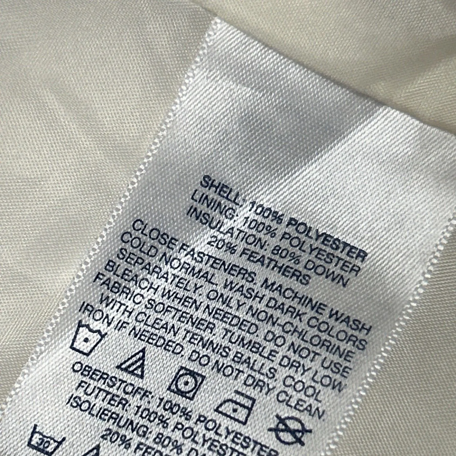 Lands End Vest Womens Medium Plaid Down Filled Puffer Red Full Zip Blue Holiday - Image 6