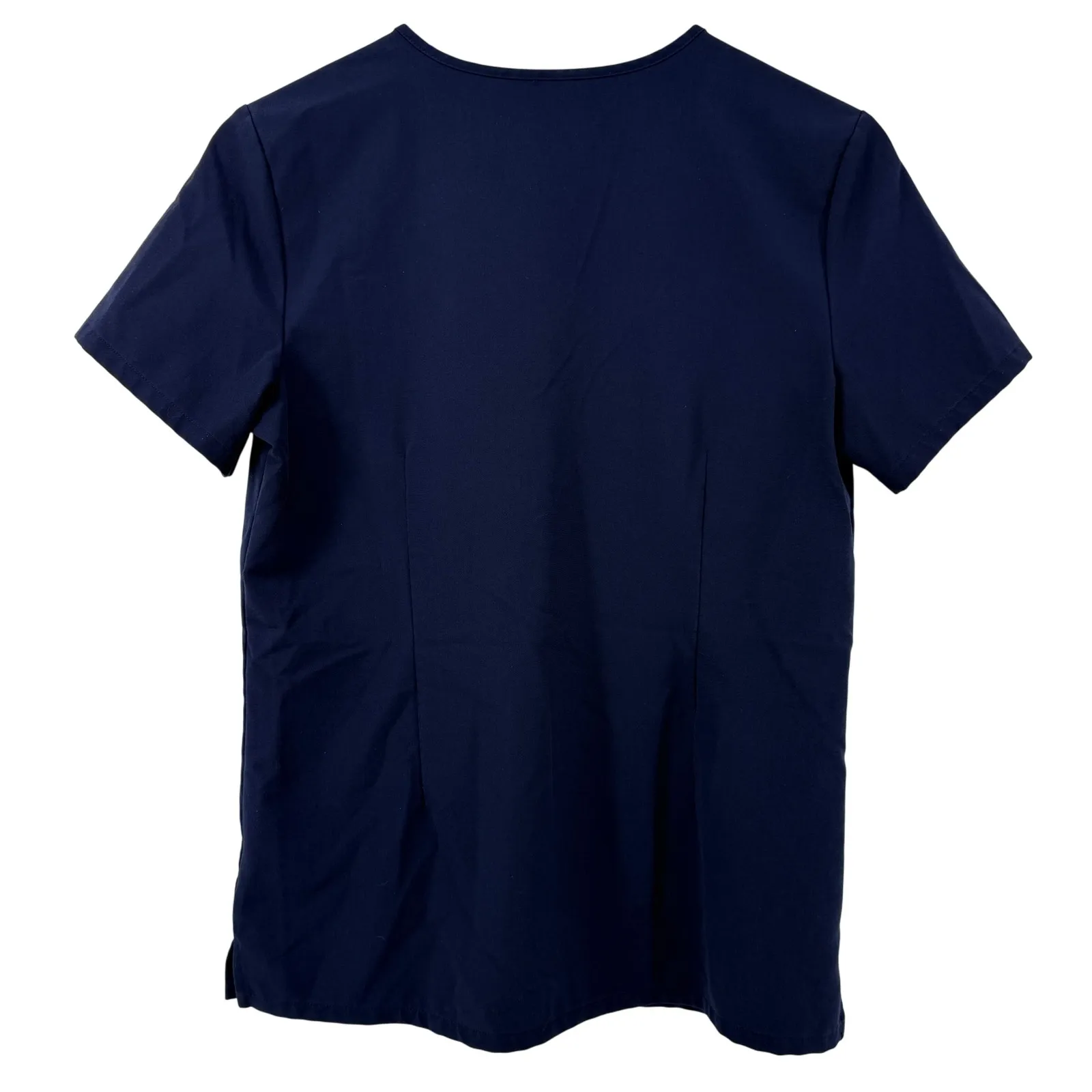 FIGS Catarina One-Pocket Scrub Top Shirt Navy Blue Women XS V-Neck Nurse FW1000 - Image 3