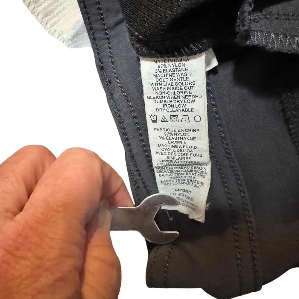 prAna Womens Halle Roll Up Hiking Pants in Grey Sz 10 - Image 7